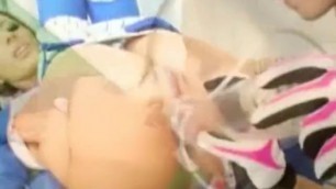 Two Sexy Lesbians Penetrate Hard Anal