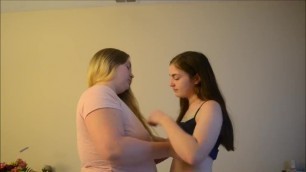 Abby&Courtney Kissing and Oral