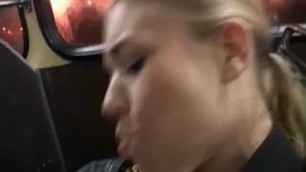 Donna Marie Fucks Bus Conductor