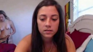Lesbian strap on webcam