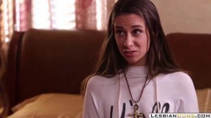 Schooled Daughter Bangs Lesbian Mom Pussy | LesbianCums.com