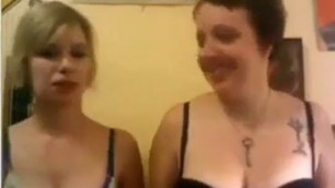 Ugly Lesbians Making Out On Camera