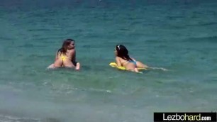 Hot Action Sex With (Jenna Sativa & Liza Rowe) Teen Lesbian Girls clip-19