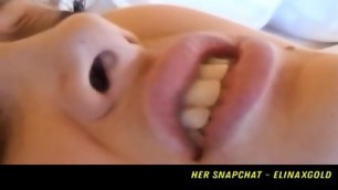 Lesbian Eating Pussy On Bed HER SNAPCHAT - ELINAXGOLD
